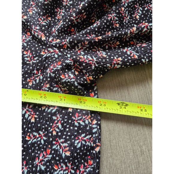 Loft Womens Floral Long Sleeve Blouse Size L - Picture 7 of 7